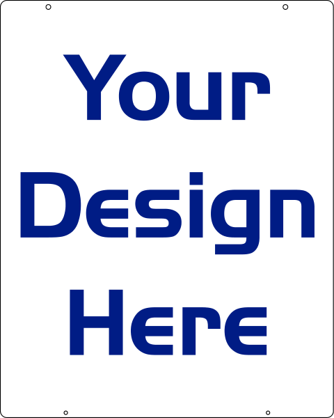 Independent Real Estate Reflective Hanging Sign Panel with grommets, .063 Aluminum 30"h x 24"w