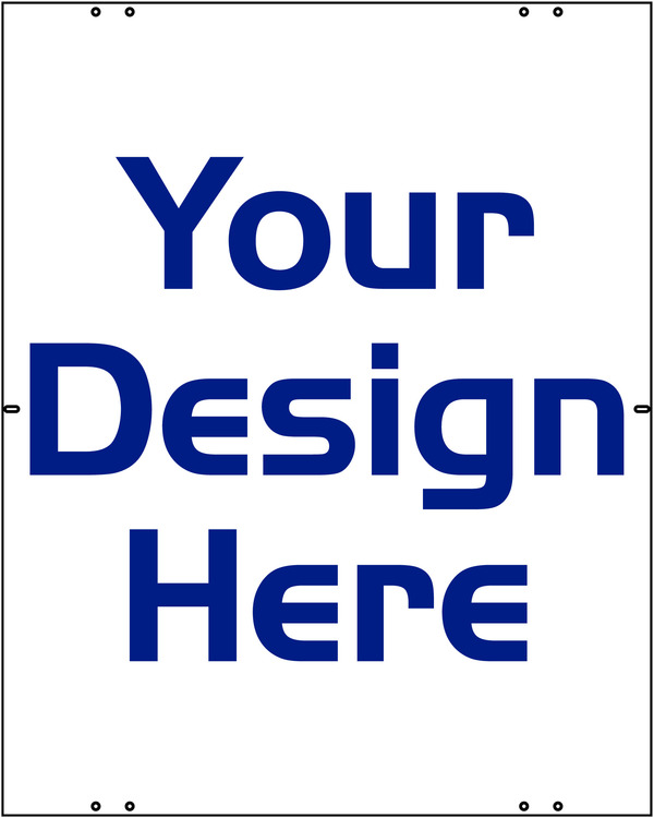 Independent Sign Panel, Corrugated 4mm, 30"h x 24"w, DF