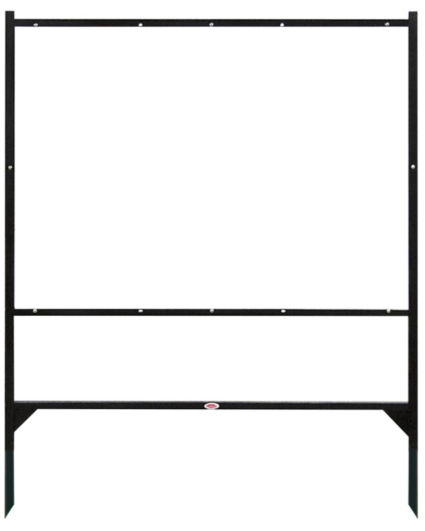 Independent Real Estate Angle Iron Sign Frame, 30"h x 42"w - Black