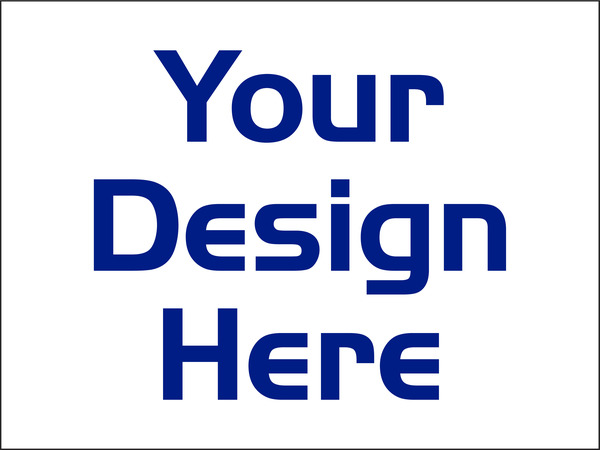 Independent Commercial Sign Panel, Corrugated 10mm, 36"h x 48"w, DF