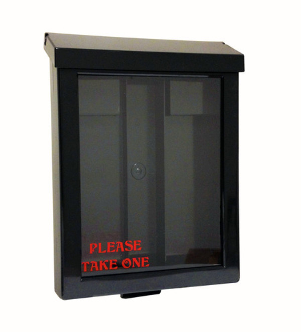 Job Site and Builders Real Estate Sign Black Plastic Yard Box for Aluminum Sign Post