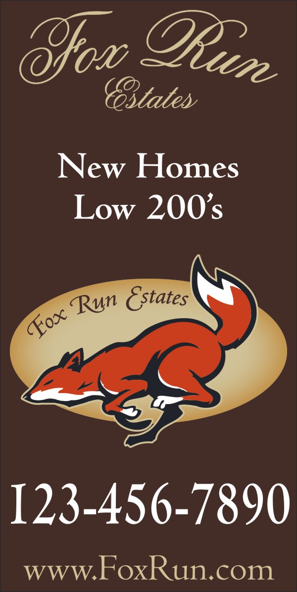 Job Site and Builders Site Sign Panel, Aluminum Composite, Double Face, 96"h x 48"w