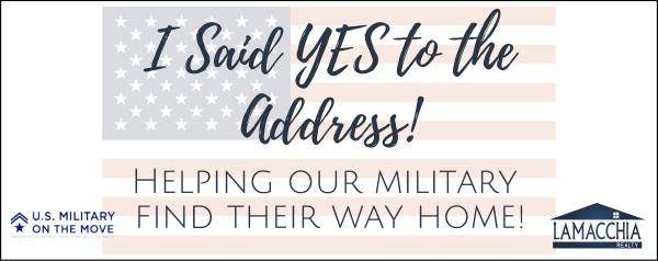 Lamacchia Agents I Said Yes to the Addess Military Sign Riders, 12"h x 30"w, 4mm corrugated plastic