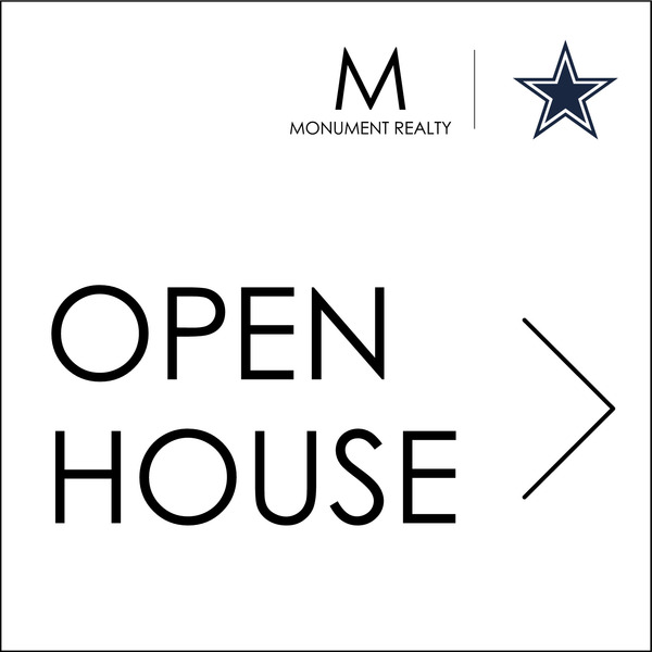 Monument Realty Directional Open House w/ Star Sign Panel, 18h x 24w, 4mm Corrugated Plastic
