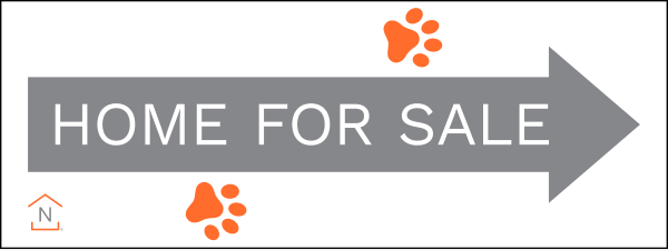 NextHome Directional Home For Sale Sign Panel, Corrugated 4mm, 9"h x 24"w