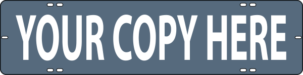 Custom Sign Rider, 6"H X 24"W
