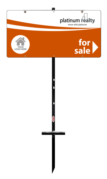 Angle Iron And Sign Panel Unit, For Sale, 12"H X 24"W