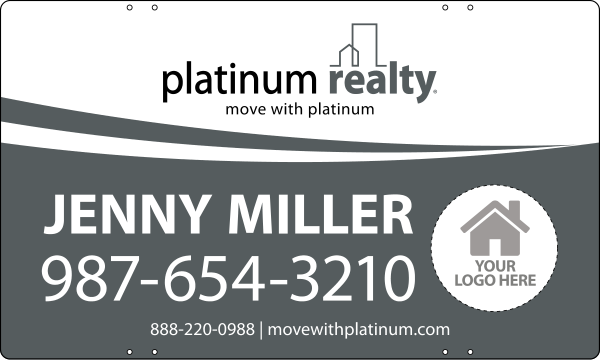 Team Logo Sign Panel, 18"H X 30"W, Steel