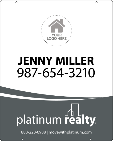 Team Logo Haning Sign Panel, 30"H X 24"W