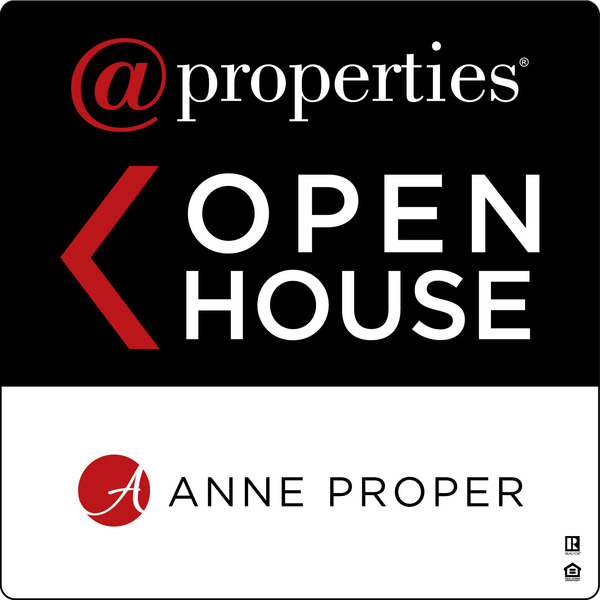 @properties Replacement Open House w/ Logo Sign Panel, 20"h x 20", 3MM Aluminum Composite