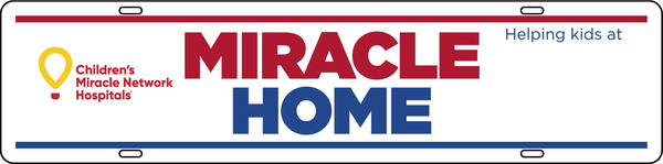 RE/MAX Miracle Home Sign Rider, 6"h x 24"w, Steel