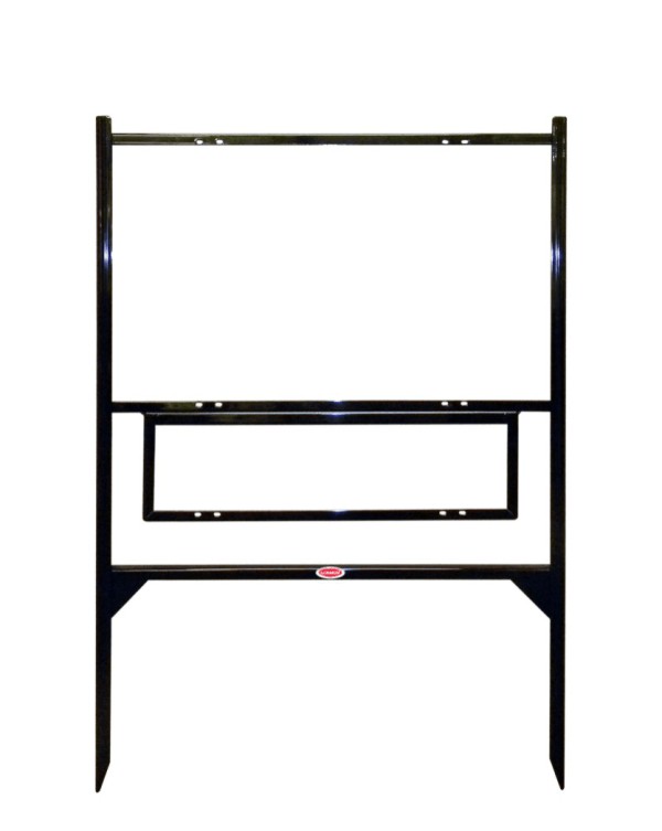 Independent 18h x 30w Angle Iron Sign Frame with 1 Rider Insert