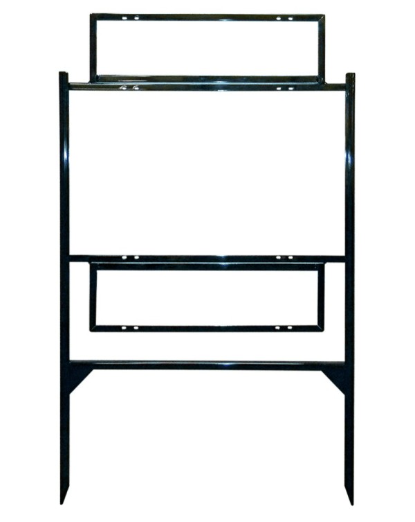 Independent 18h x 30w Angle Iron Sign Frame with 2 Rider Inserts