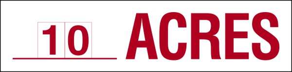 Keller Williams magnet red sign numbers, 3"