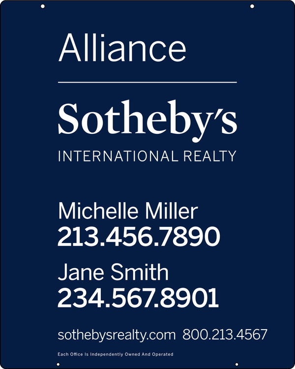 Hanging Sign Panel, 30"H X 24"W, 3mm Aluminum Composite