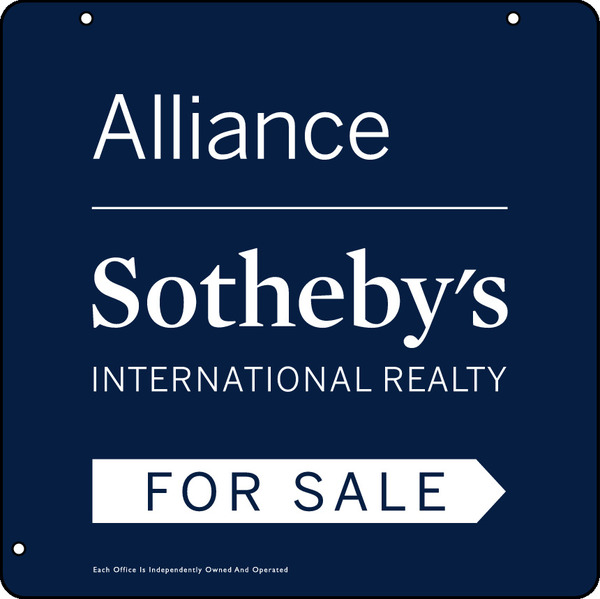 Real Estate For Sale Sign Panel,  24 GA Steel 12"H X 12"W