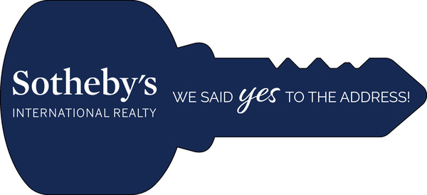 Sotheby’s International Realty® Key Shaped Sign Panel, 16"h x 35"w, 4mm Corrugated Plastic