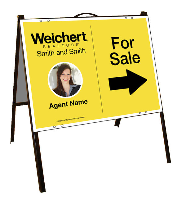Photo For Sale  A-Frame And Sign Panel Unit, 18"H X 24"W