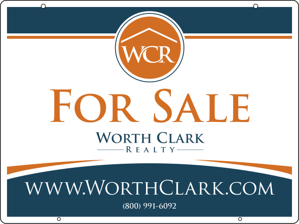 Reflective Hanging Office Sign Panel, 18"H X 24"W, .063 Aluminum