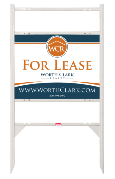 Angle Iron Frame W/ 2 Rider Inserts And Reflective Office Sign Panel Unit, 18"H X 24"W, Steel