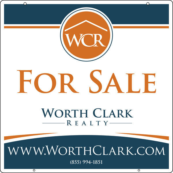 Hanging Office Sign Panel, 24"H X 24"W, Steel