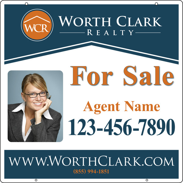 Hanging Photo Sign Panel, 24"H X 24"W, Steel