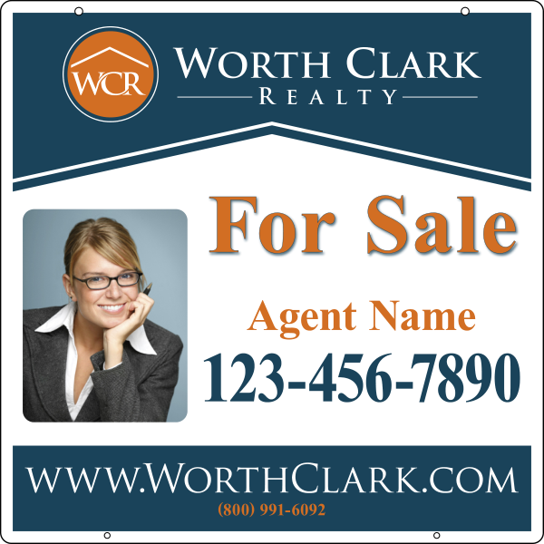 Reflective Hanging Photo Sign Panel, 24"H X 24"W, Steel