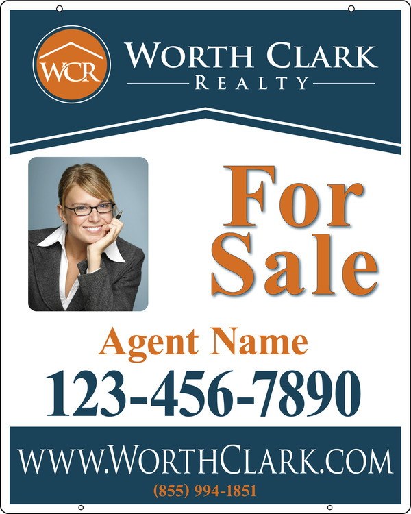 Hanging Photo Sign Panel, 30"H X 24"W, Steel