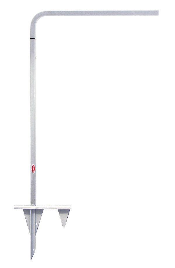 @properties Estate Tube Sign Stake, 51.25" - White