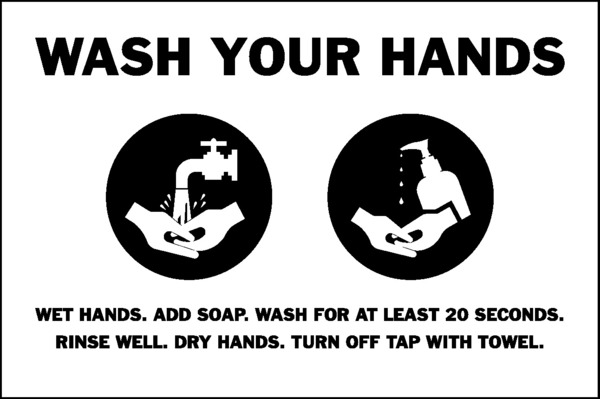 Health & Safety Sign Panel, 12h x 18w, 4mm Corrugated Plastic