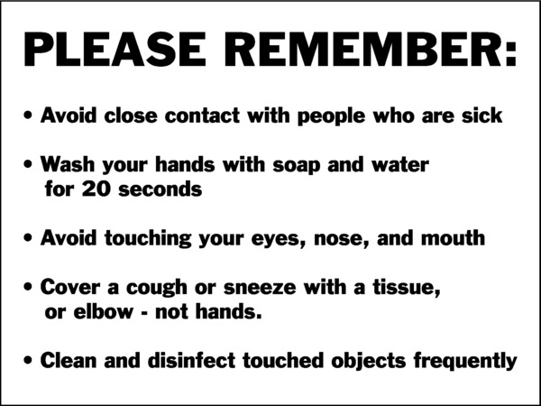 Health & Safety Sign Panel, 18h x 24w, 4mm Corrugated Plastic