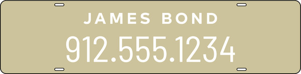 Steel Agent Name Rider 6x24 Standard - Century 21 | Lowen Sign