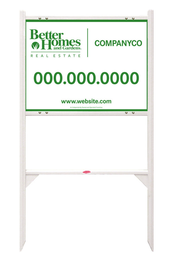 Angle Iron Frame and Sign Panel Unit, 18h x 24w