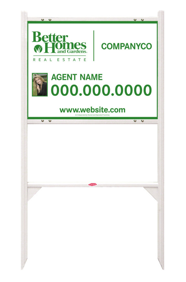 Angle Iron Frame and Photo Sign Panel Unit, 18h x 24w