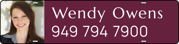 Agent Photo Sign Rider, 6h x 24w, Steel