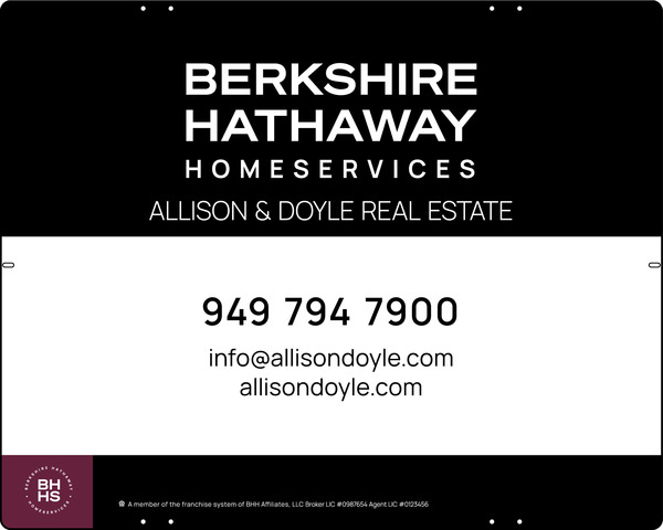 Office Sign Panel, 24h x 30, Steel