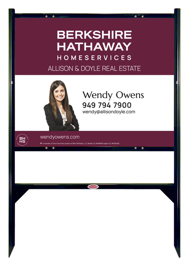 Angle Iron Frame and Cut Out Photo Sign Panel Unit, 24h x 30w, Steel