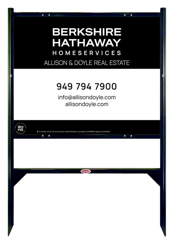 Angle Iron Frame and Office Sign Panel Unit, 24h x 30w, Steel