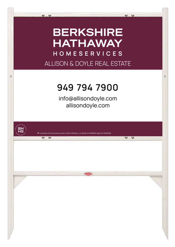 Angle Iron Frame and Office Sign Panel Unit, 24h x 30w, Steel