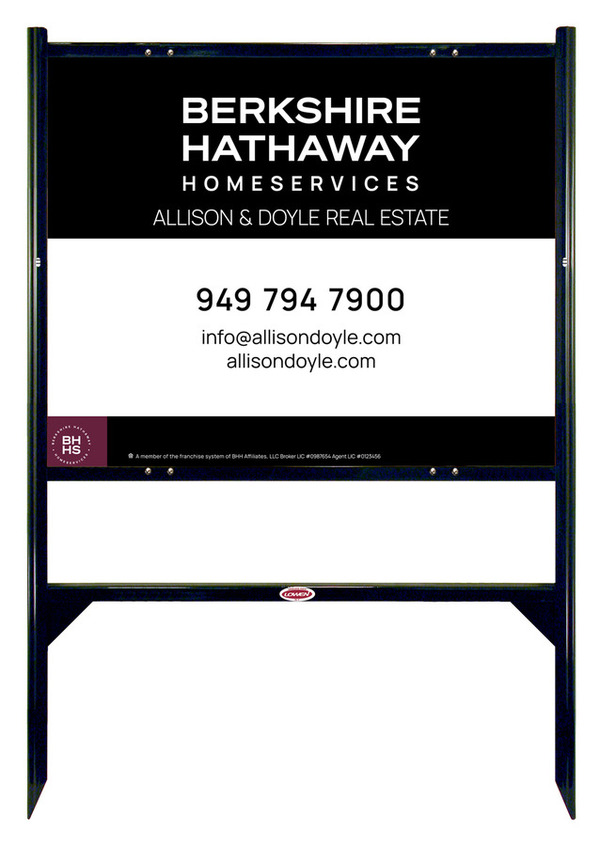 Angle Iron Frame and Office Sign Panel Unit, 24h x 30w, Steel