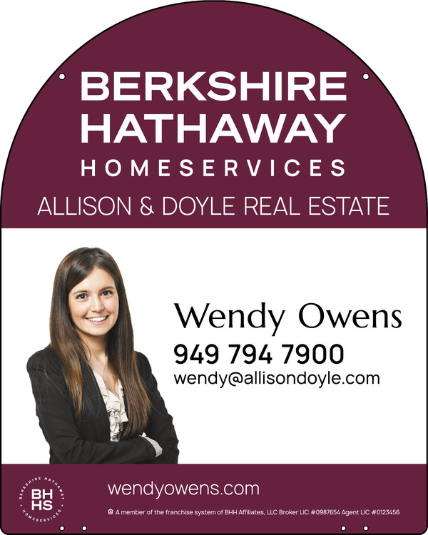 Hanging Arc Top Cut Out Photo Sign Panel, 30h x 24w, 3mm Aluminum Composite