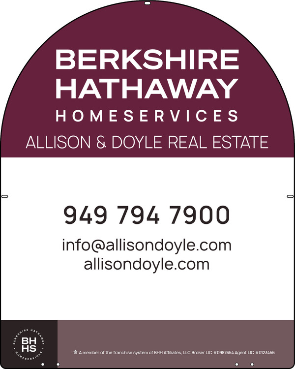 Arc Top Office Sign Panel, 30h x 24, Steel