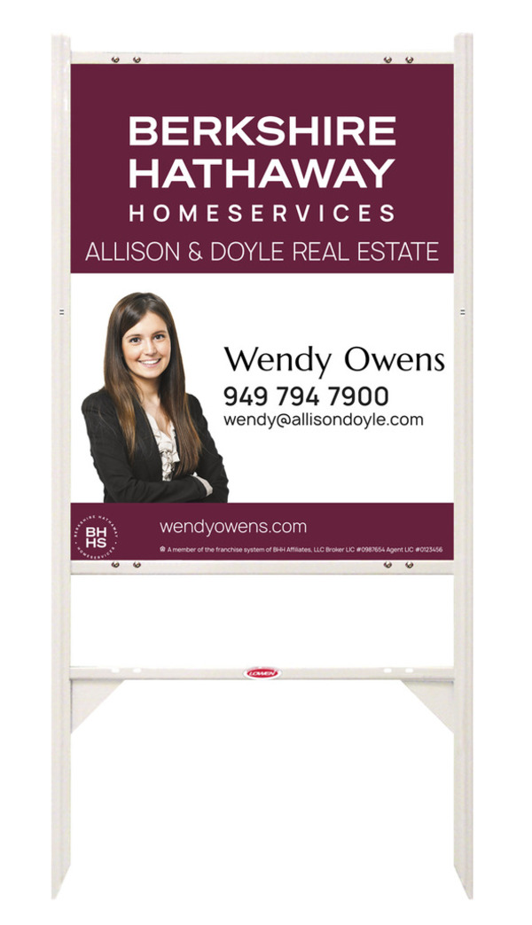 Angle Iron Frame and Cut Out Photo Sign Panel Unit, 30h x 24w, Steel