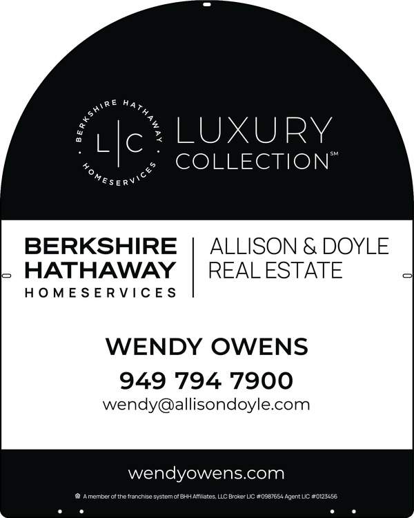 Arc Top Agent Sign Panel, 30h x 24, Steel