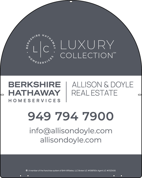 Arc Top Office Sign Panel, 30h x 24, Steel