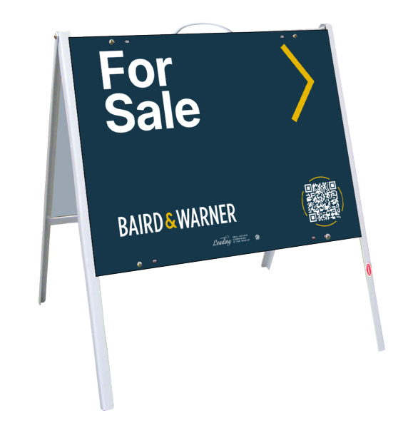 A-Frame and Office For Sale Sign Panel Unit, 18h x 24w, .050 Poly