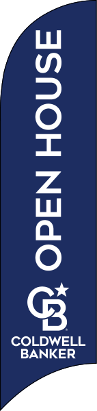 Real Estate OPEN HOUSE FEATHER FLAG ONLY, 10-foot
