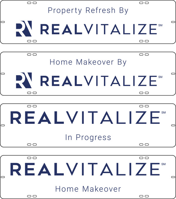 Realvitalize Message Sign Riders, 6h x 24w, 3MM Aluminum Composite