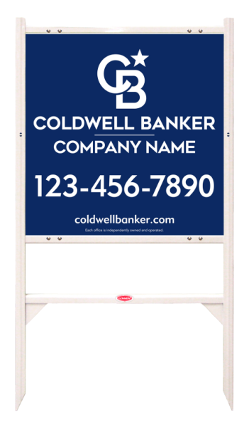 Angle Iron Frame and Office Sign Panel Unit, 24h x 24w, Steel