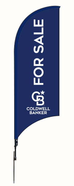 Real Estate FOR SALE FEATHER FLAG AND POLE, 9-foot
